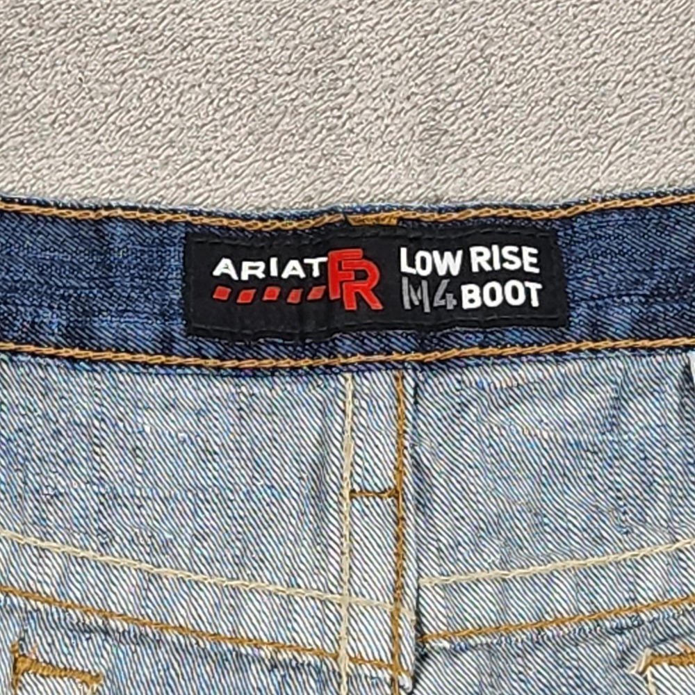 Ariat FR M4 Boot Jeans Mens 44x32 Blue Low Rise Work Flame Resistant Denim - Picture 13 of 16